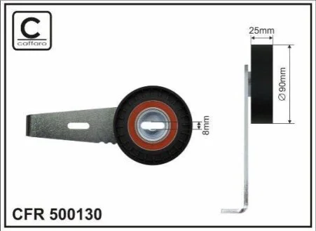 Ролик для CAFFARO 500130 фото товару