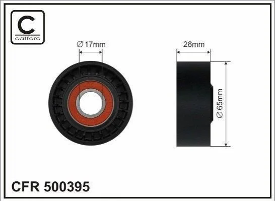 <strong>Ролик CAFFARO 500395 (фото 1)</strong>