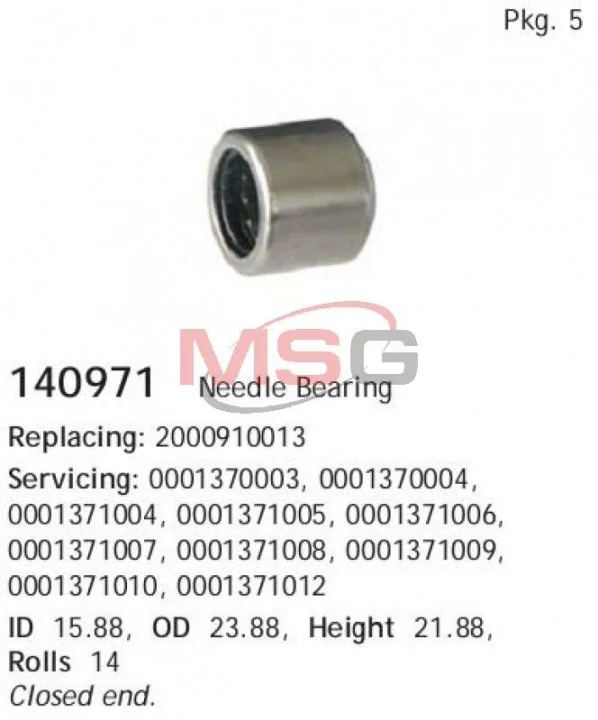 <strong>Подшипник игольчатый CARGO 140971 (фото 1)</strong>