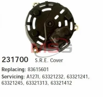 Кришка генератора для CARGO 231700 фото товару