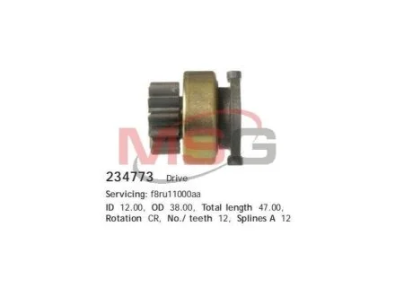 Бендикс стартера для Mazda, Ford CARGO 234773 фото товара
