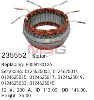 Обмотка генератора CARGO 235552