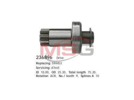 Бендікс стартера для Volkswagen, Skoda, Seat, Audi CARGO 236896 фото товару