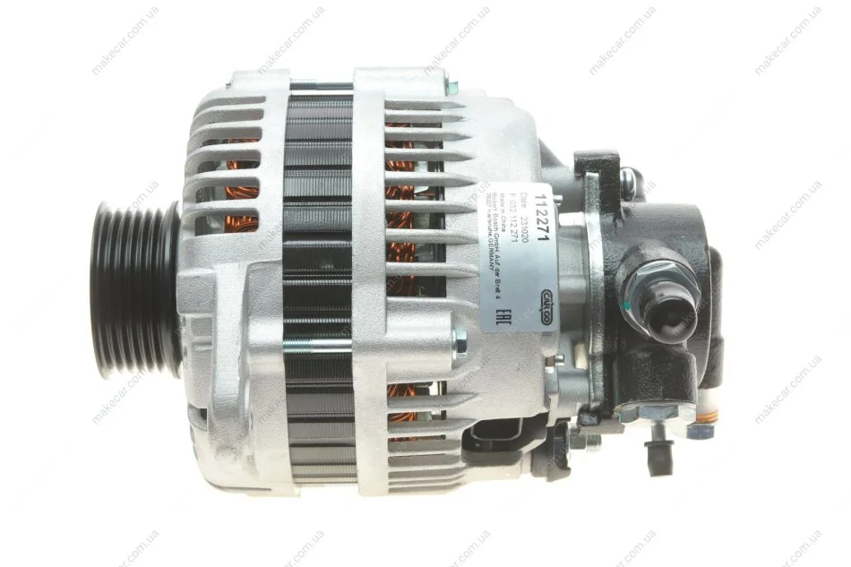 <strong>Генератор (14В, 100А, новий із заставою) HONDA CIVIC VII OPEL ASTRA G, ASTRA G CLASSIC, COMBO, COMBO TOUR, CORSA C, MERIVA A 1.7D 02.00- CARGO F 032 112 271 (фото 1)</strong>