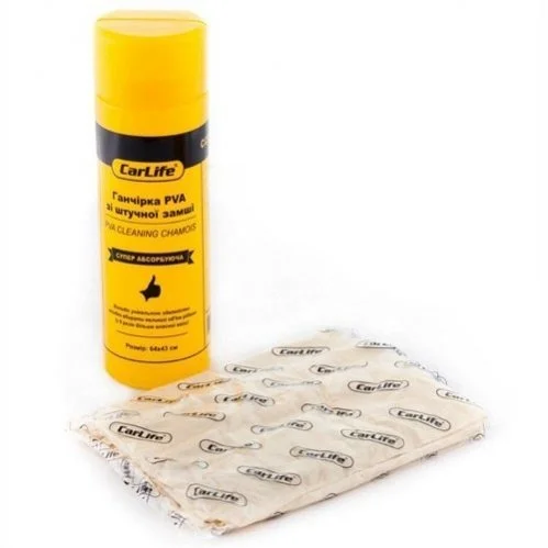 <strong>Тряпка PVA из искусственной замши в тубе, 64 х 43 см CarLife CC901 (фото 1)</strong>