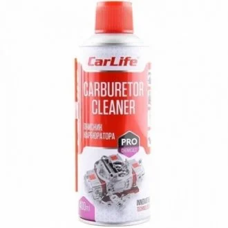 Очищувач карбюратора CARLIFE CARBURETOR CLEANER, 400ml для CarLife CF400 фото товару