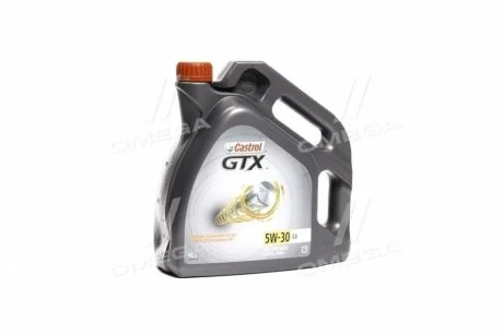 Олива ДВЗ 5W-30 Castrol GTX ACEA C4, RN 0720, 4л, синт. для CASTROL 15C8AD фото товару