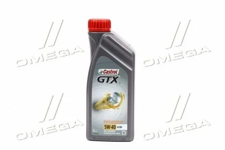 Моторна олива GTX 5W-40 A3/B4 / 1л. / для CASTROL 15E62B фото товару