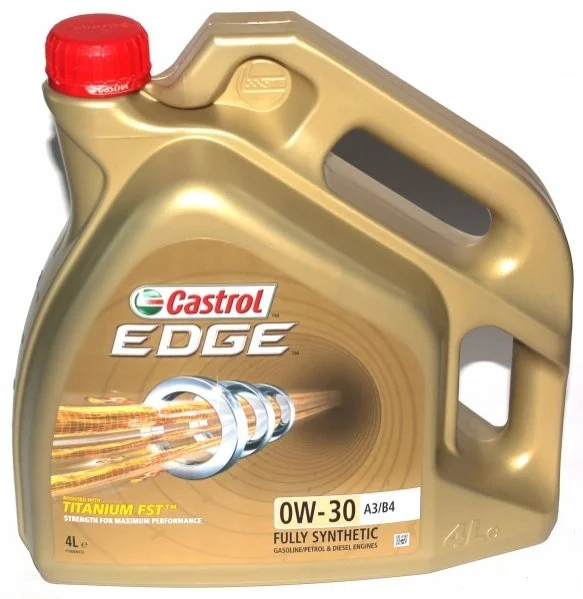 <strong>4л EDGE Titanium 0W-30 A3/B4 Олива синт. ACEA A3/B3, A3/B4, API SL/CF, BMW Longlife-01, MB-Approval 229.3/229.5, VW502 00/505 00 CASTROL EDG0334-4X4 (фото 1)</strong>