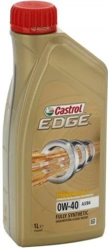 <strong>1л EDGE Titanium 0W-40 A3/B4 Олива синт. ACEA A3/B3, A3/B4, API SN/CF, Meets Ford WSS-M2C937-A, MB 229.3 / 229.5, Porsche A40, VW 502 00 / 505 00 CASTROL EDG04B4-12X1 (фото 1)</strong>
