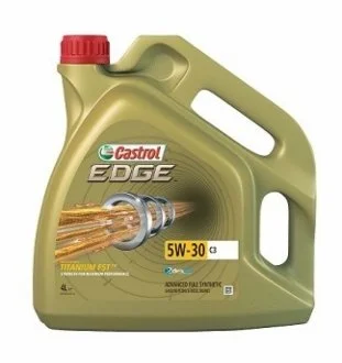 4л EDGE Titanium 5W-30 C3 Олива синт. ACEA C3, API SN/CF, BMW LL-04, dexos2, MB 229.31, 229.51, Renault RN0700/RN0710, VW502 00/505 00/505 01 для CASTROL EDG53C3-4X4 фото товару