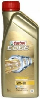 1л EDGE Titanium 5W-40 C3 Масло синт. ACEA C3 API SN/CF, GM dexos2, FIAT 9.55535-S2, Ford WSS-M2C917-A, MB 229.31,229.51,226.5, Renault RN 0700 / RN 0710, VW 505 00/ 505 01, BMW LL-01 для CASTROL EDGE540-12X1 фото товару