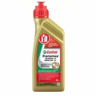 1л Transmax Dexron VI Mercon LV Масло трансмис. синт.JASO 1A, ATF SP-IV для CASTROL RB-TXD6LV-12X1L фото товару