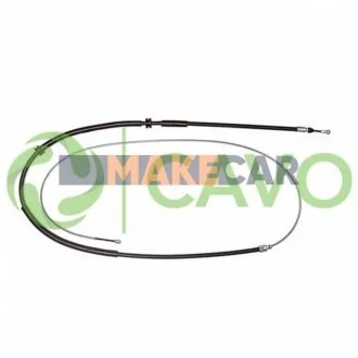Трос ручного, 1.5dCi, L=R, дискові гальма, (2392/1297mm), 08- для Renault Cavo 1302 767 фото товару