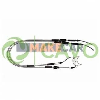 CAVO FORD Трос ручн. торм. задн.лев./прав. Escort 1,4/1,6D 86- (2945/1265+1140mm) для Cavo 4602 235 фото товару