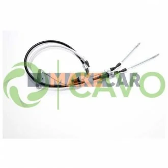 CAVO OPEL Трос ручного тормоза Kadett E, Astra F (1285/704+1395/817mm) для Cavo 5902 232 фото товару