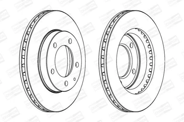 <strong>MAZDA Диск тормозной перед. (вентил.) Ford Probe,626 IV 91-,Premacy, Xedos 91-(258*24) CHAMPION 561716CH (фото 1)</strong>