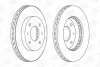<strong>Диск гальмівний передній (ціна за 2шт.) Volvo S40, V40/Mitsubishi Carisma, Galant, Lancer (98-) CHAMPION 561926CH (фото 1)</strong>