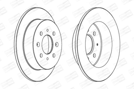 Диск гальмівний CHAMPION 562016CH фото товара