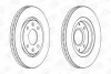 <strong>PEUGEOT Тормозной диск передн. 406 1.6/2.1TD 95- CHAMPION 562027CH (фото 1)</strong>