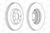 <strong>Диск гальмівний передній (ціна за 2шт.) Opel Astra (98-) CHAMPION 562069CH (фото 1)</strong>