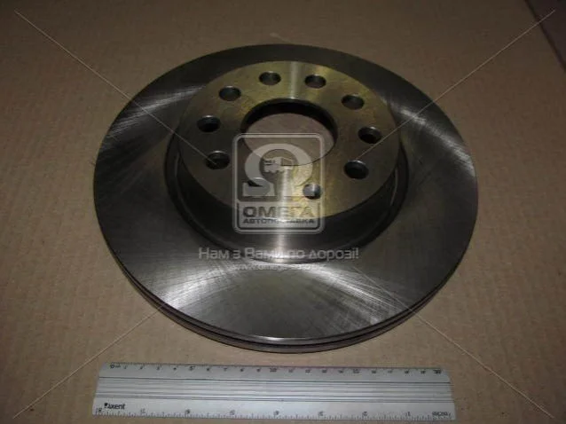<strong>Диск гальмівний передній (кратно 2шт.) Skoda Octavia II/VW Golf VI (08-12) CHAMPION 562237CH (фото 1)</strong>
