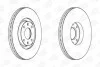 <strong>Диск гальмівний передній (кратно 2) Citroen C4 Grand Picasso I (UA_) (06-13), C4 I (LC_) (04-14) CHAMPION 562267CH (фото 1)</strong>