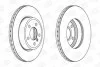 <strong>Диск гальмівний передній (ціна за 2шт.) BMW X3 (04-) CHAMPION 562350CH (фото 1)</strong>
