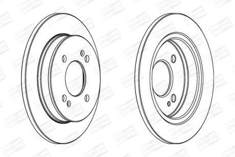 Диск гальмівний CHAMPION 562429CH фото товару