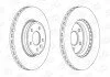 <strong>Диск гальмівний передній (кртано 2) Audi A4 (B8) CHAMPION 562466CH (фото 1)</strong>