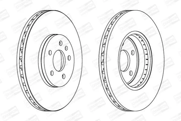 <strong>VW Диск тормозной передний (320мм) Audi A4 07-,A5. CHAMPION 562511CH (фото 1)</strong>