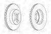 <strong>Гальмівний диск перед. MINI Cooper/One 06-15 компл. 2шт CHAMPION 562570CH (фото 1)</strong>
