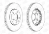 <strong>Диск гальмівний передній (кратно 2шт.) CHEVROLET CRUZE (J300) 09-/OPEL ASTRA J (P CHAMPION 562631CH (фото 1)</strong>
