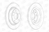 <strong>Диск гальмівний задній (кратно 2шт.) CHEVROLET CRUZE (J300) (09-)/OPEL ASTRA J (P CHAMPION 562640CH (фото 1)</strong>
