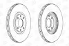<strong>Диск гальмівний передній (кратно 2шт.) CITROEN C4 I (06-), DS5 (11-15)/PEUGEOT 2008 II (UD_, US_, UY_, UK_) (19-) CHAMPION 562641CH (фото 1)</strong>