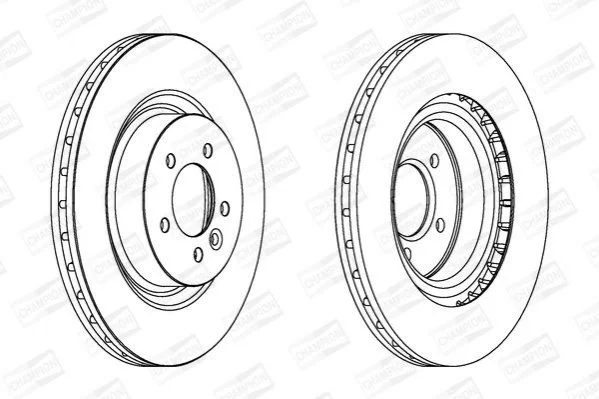 <strong>LANDROVER Диск тормозной передн.Range Rover Sport 05- CHAMPION 562654CH-1 (фото 1)</strong>