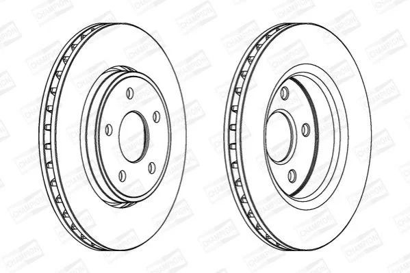 <strong>JEEP Диск тормозной передн.Grand Cherokee 3.0 CRD 06- CHAMPION 562854CH-1 (фото 1)</strong>