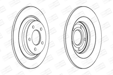 Диск гальмівний CHAMPION 563038CH фото товара