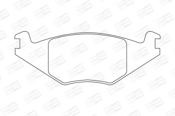 <strong>VW Тормозные колодки передн.Golf II, Polo -90Seat Ibiza, Cordoba (17,3mm) CHAMPION 571315CH (фото 1)</strong>