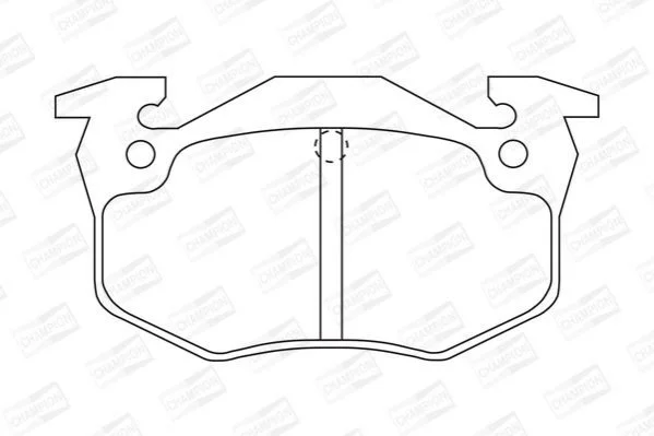 <strong>CITROEN Тормозные колодки задн. ZX 91-,Xsara,Peugeot 206-309,Renault 19,Clio,Megane I CHAMPION 571334CH (фото 1)</strong>