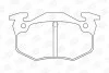 <strong>CITROEN Тормозные колодки задн. ZX 91-,Xsara,Peugeot 206-309,Renault 19,Clio,Megane I CHAMPION 571334CH (фото 1)</strong>