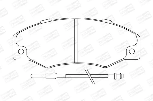 <strong>RENAULT Тормозные колодки передние 21 86- CHAMPION 571339CH (фото 1)</strong>