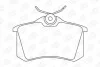 <strong>Колодки гальмівні дискові задні Citroen Berlingo (96-11)/VW Polo III (95-09) CHAMPION 571361CH (фото 1)</strong>