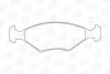 <strong>FIAT Тормозные колодки передн. Fiorino 86-00 CHAMPION 571448CH (фото 1)</strong>