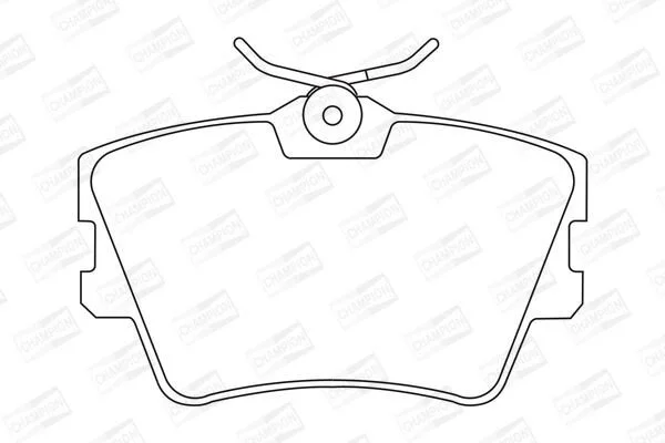 <strong>Колодки тормозные дисковые задние VW T4 CHAMPION 571875CH (фото 1)</strong>