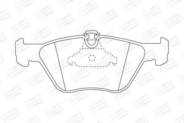 <strong>Колодки тормозные дисковые передние BMW 520i, 523i, 525, 525i, 528i, 530d, 535i, M535 CHAMPION 571880CH (фото 1)</strong>