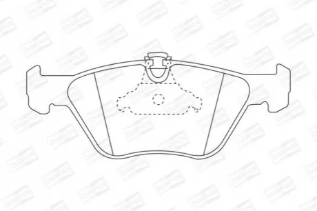 Колодки тормозные дисковые передние BMW 520i, 523i, 525, 525i, 528i, 530d, 535i, M535 для CHAMPION 571880CH фото товара