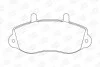 <strong>Колодки гальмові дискові передні OPEL Movano RENAULT Master CHAMPI CHAMPION 571932CH (фото 1)</strong>