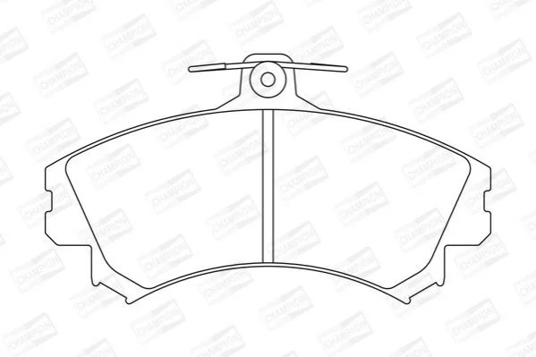 <strong>Колодки гальмові дискові передні MITSUBISHI CARISMA (DA_) 95-06, COLT VI (Z3_ CHAMPION 571940CH (фото 1)</strong>