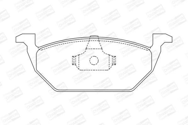 <strong>Колодки гальмові дискові передні AUDI A3 SEAT Leon SKODA Fabia, Octavia VW Be CHAMPION 571985CH (фото 1)</strong>